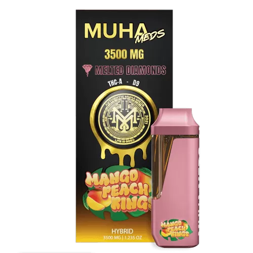 MUHA MEDS MANGO PEACH RINGS 3500 MG DISPOSABLE| HYBRID