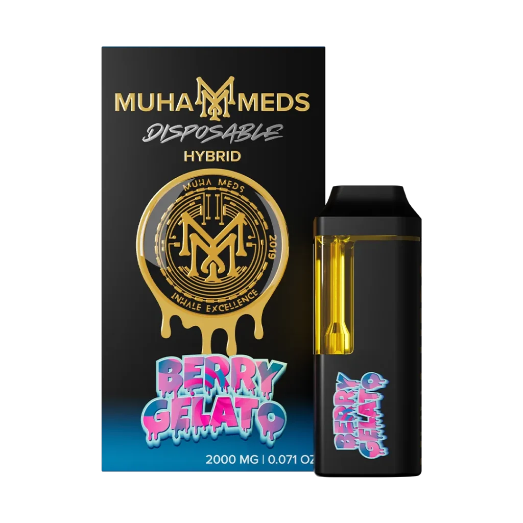 Berry Gelato Muha Meds Disposable