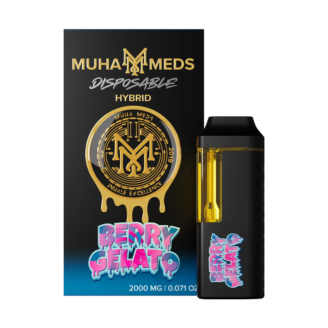 Berry Gelato Muha Meds Disposable