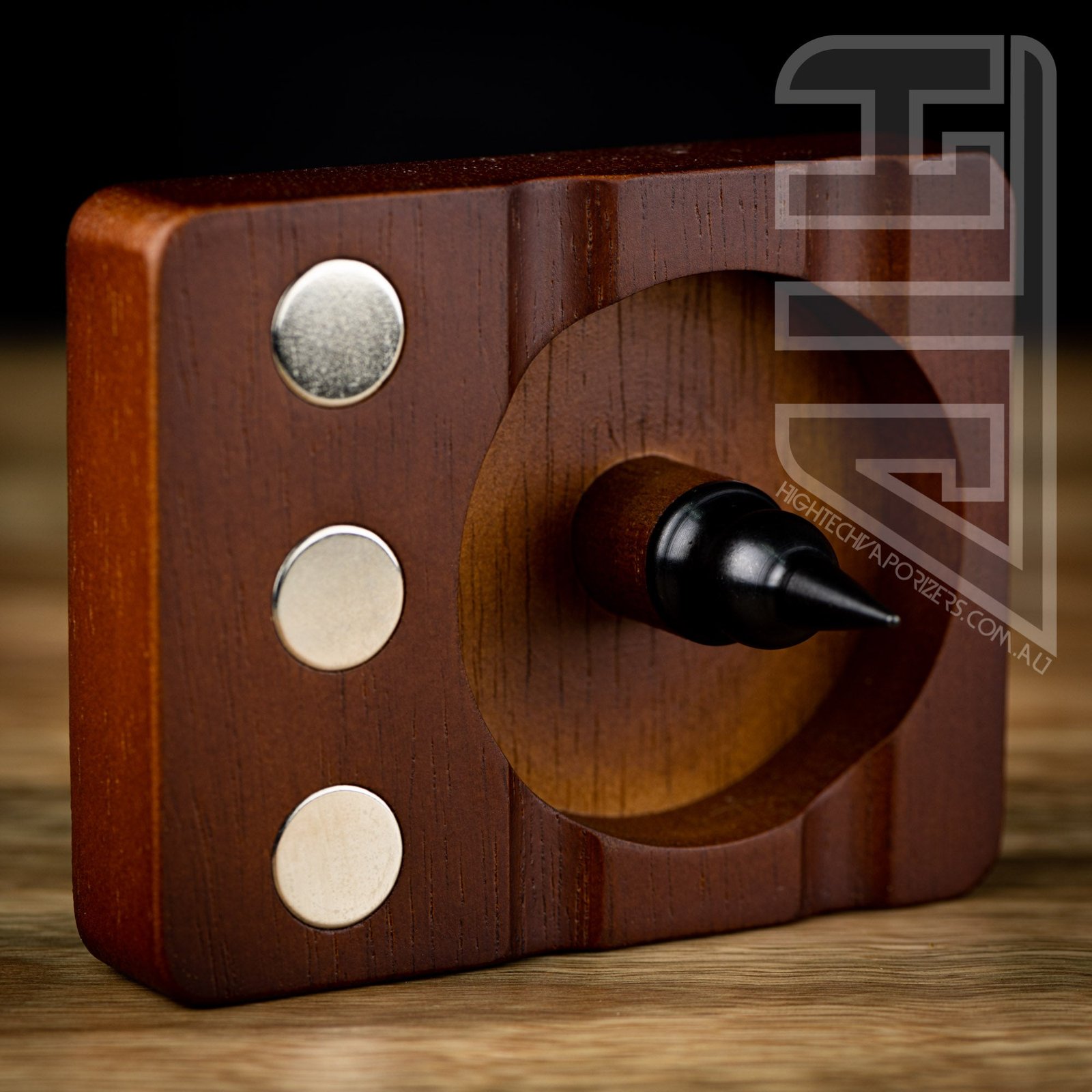 Wooden Debowler Stand W/ Steel Spike (for Dynavap) - Image 5