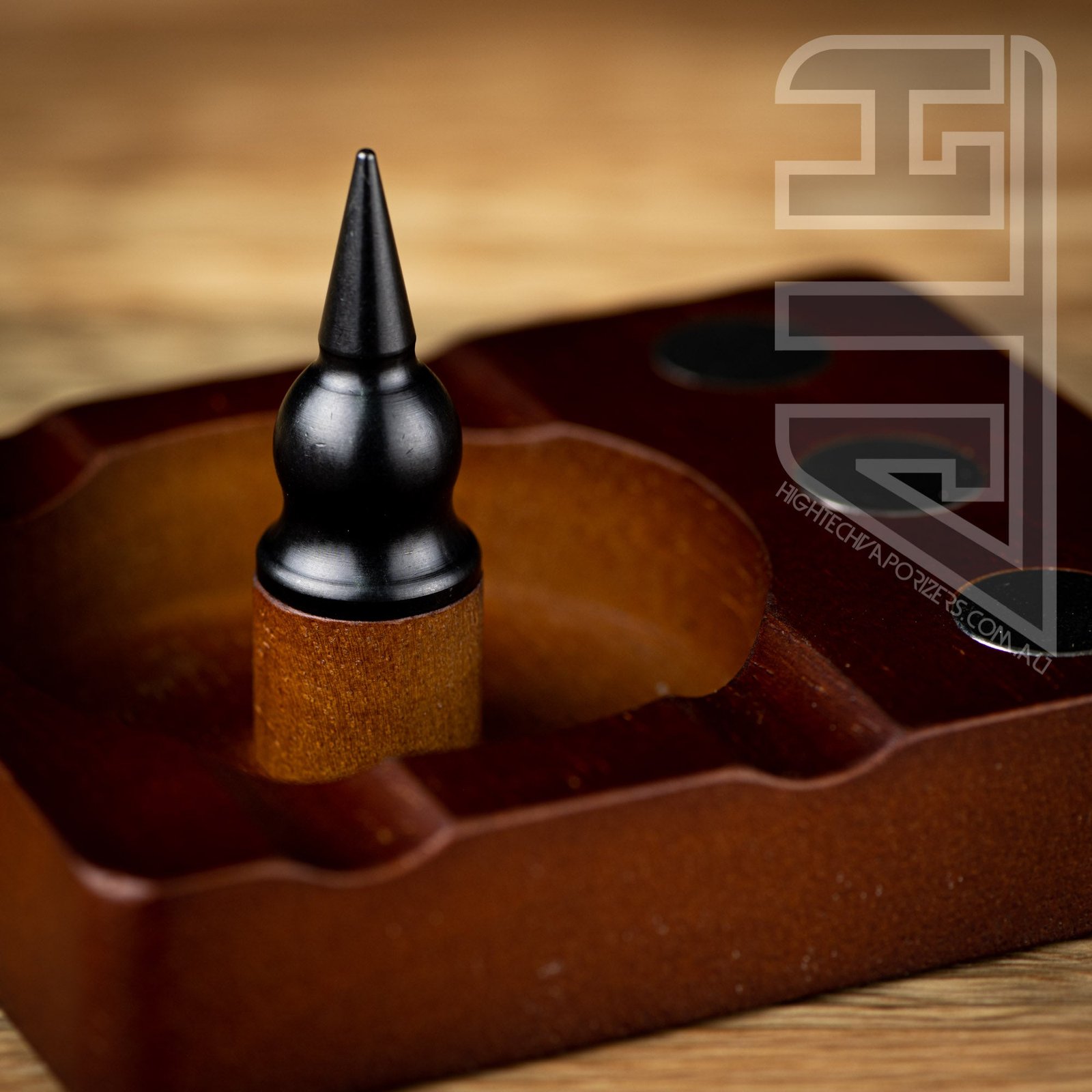 Wooden Debowler Stand W/ Steel Spike (for Dynavap) - Image 7