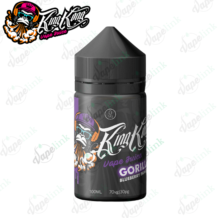 King Kong Vape Juice – Gorilla – Blueberry Pancakes 100ml - Image 2