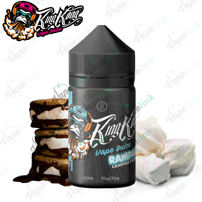 King Kong Vape Juice – Rampage – Campfire S’mores 100ml