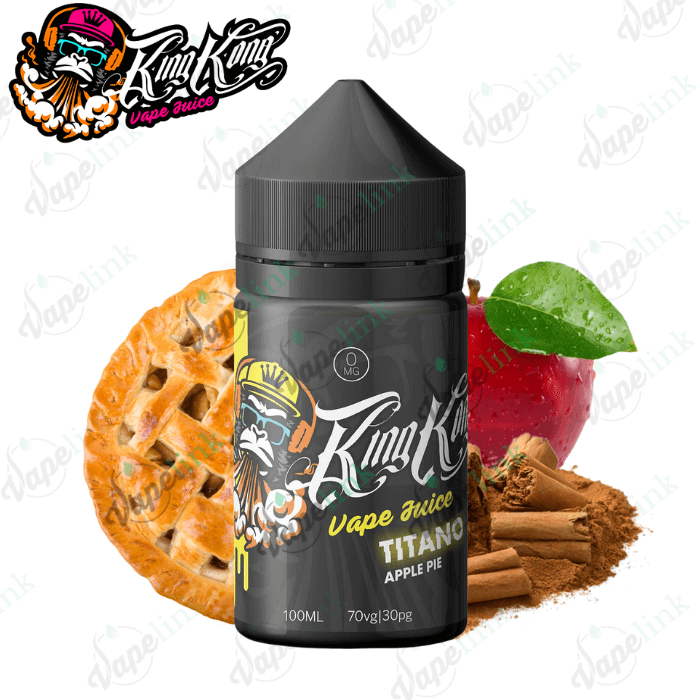 King Kong Vape Juice – Titano – Apple Pie 100ml