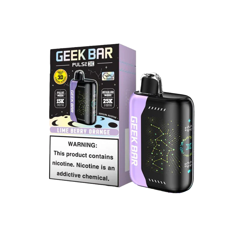Lime Berry Orange Geek Bar Pulse X 25000