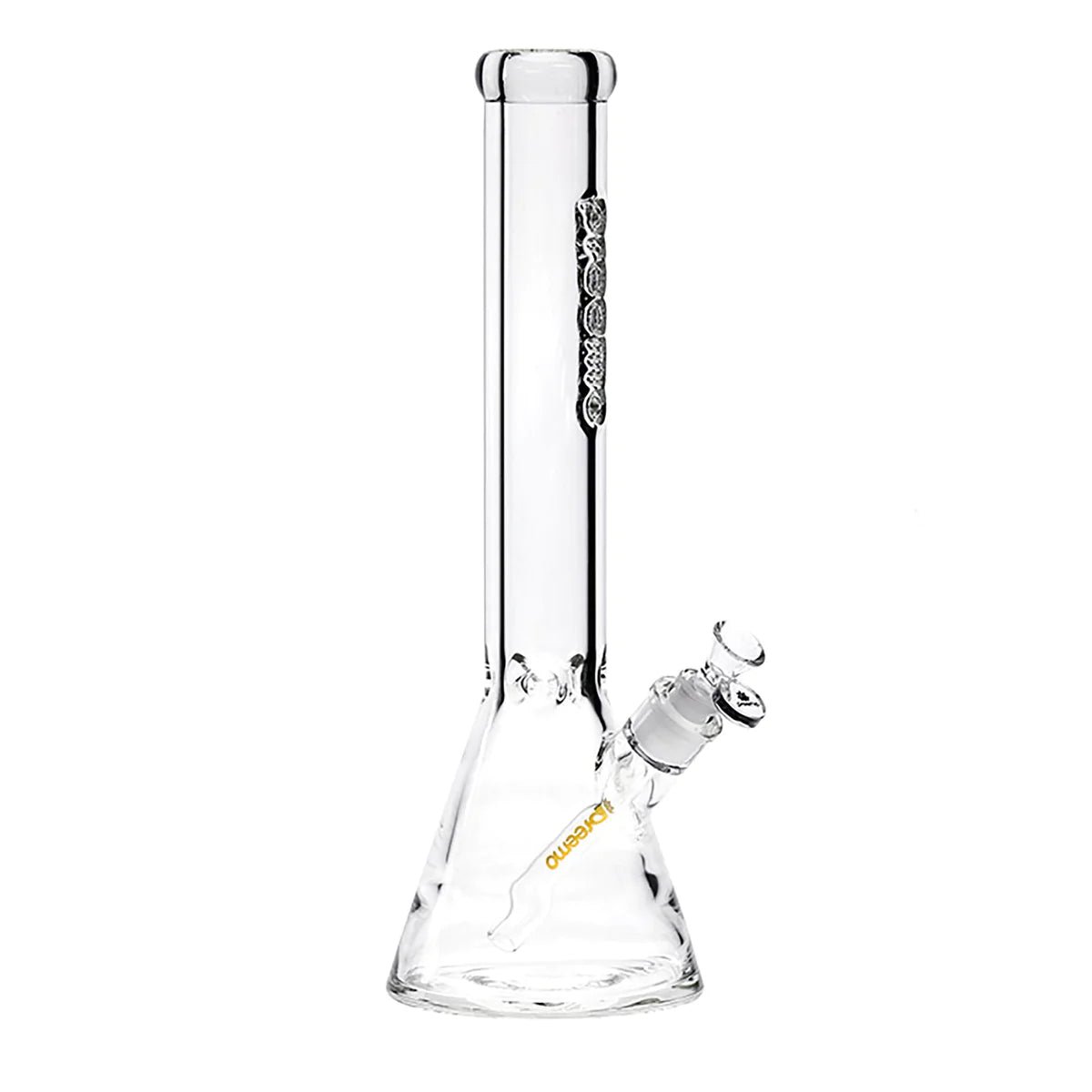 16″ 9mm Preemo Clear Embossed Logo Beaker Bong