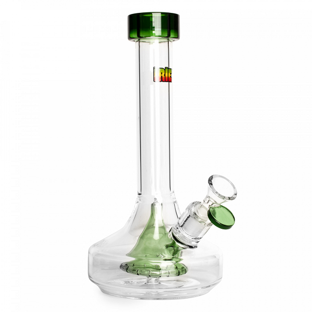 9.5″ Irie Bell Base w/ Bell Perc Bong – Green