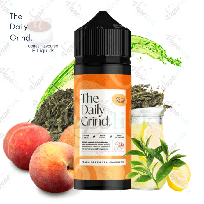 The Daily Grind – Peach Green Tea Lemonade 100ML