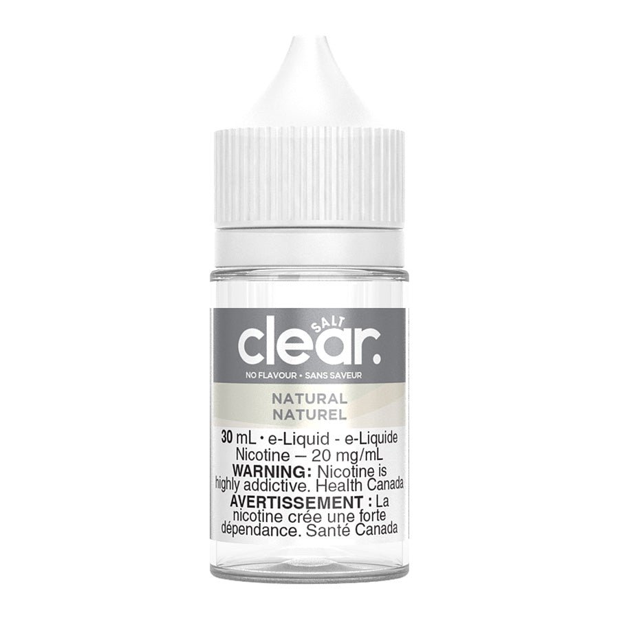 Clear Salt Nic E-liquid – Natural 30ml
