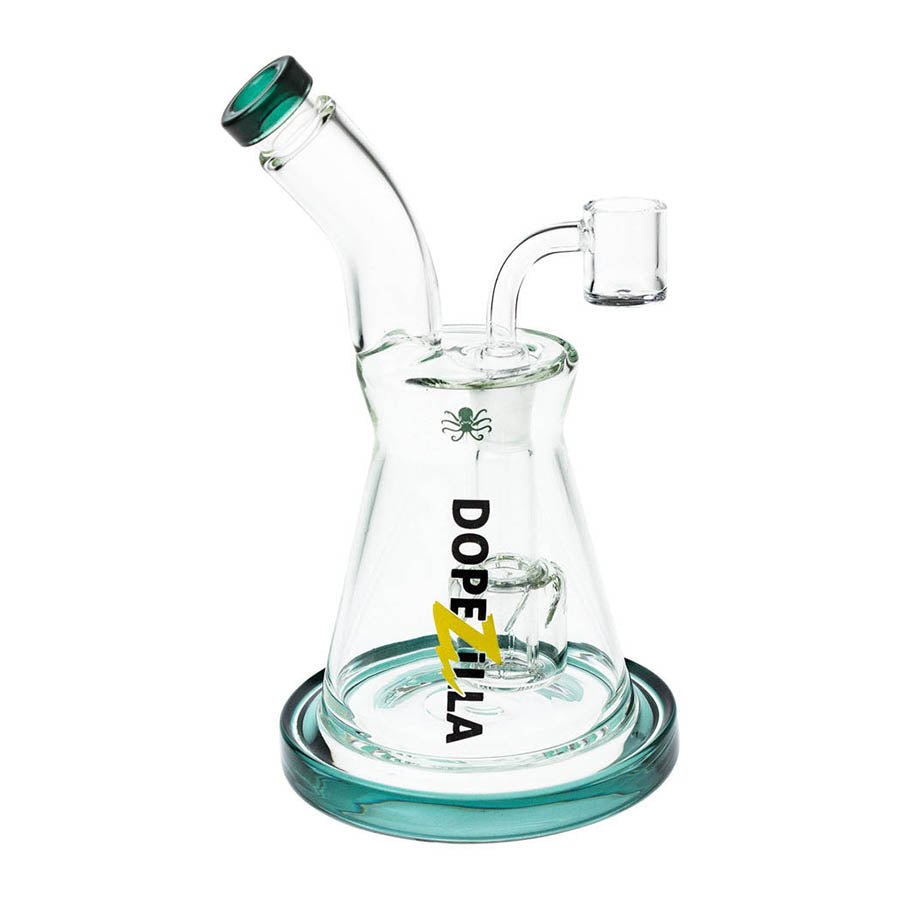 8″ Dopezilla Kraken Dab Rig – Teal
