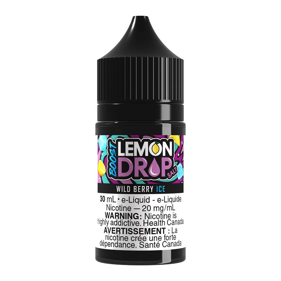 Lemon Drop Boost Salt Nic E-Liquid – Wild Berry Ice